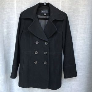 LAST CHANCE! London Fog Men’s Black Wool Pea Coat